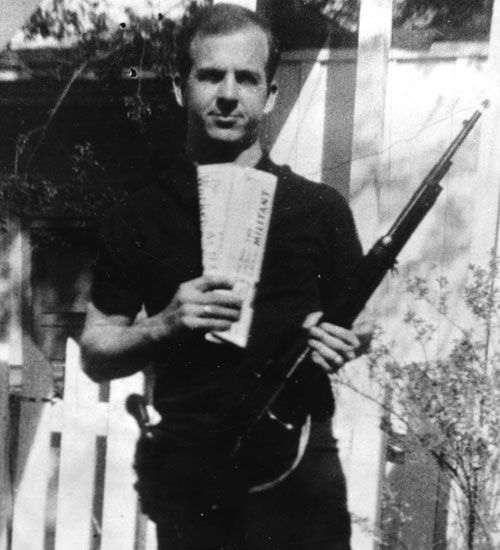 Lee Harvey Oswald backyard rifle communist paper The Militant 1963